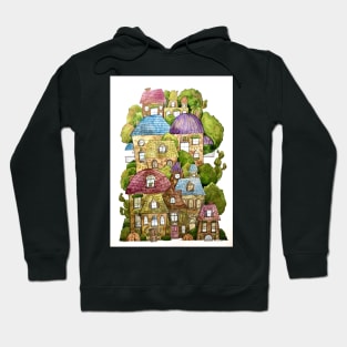 Whimsical Houses Hoodie